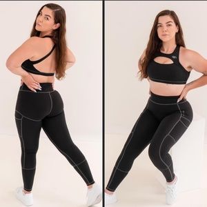 ISO NastyFit Seamful Black leggings in Large